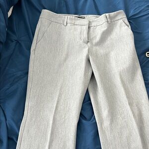 Express Gray Straight Leg Pants